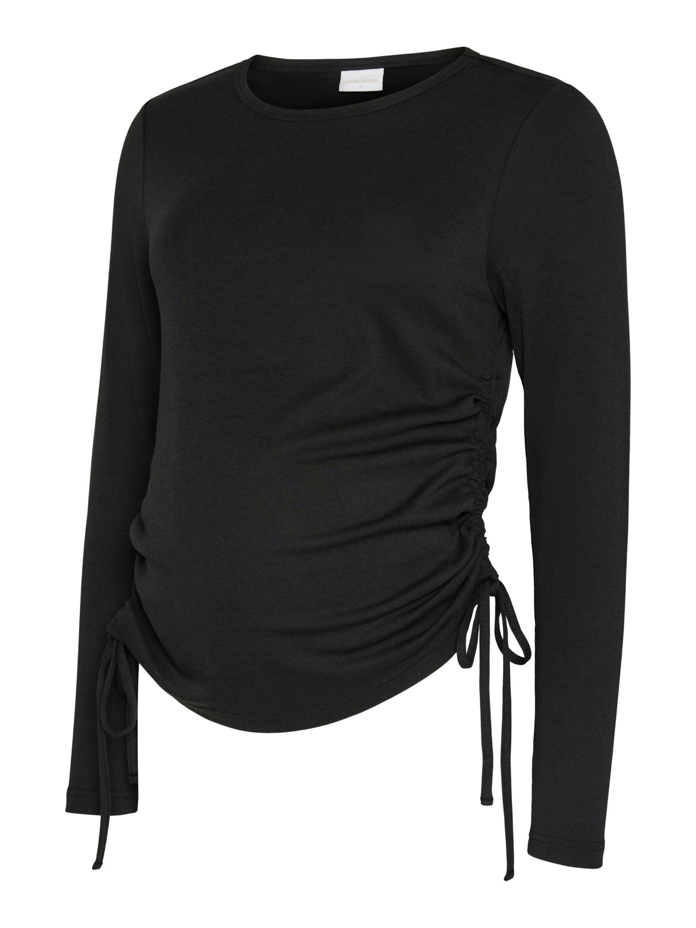 T-shirt 'ESTELLA' MAMALICIOUS en noir : devant