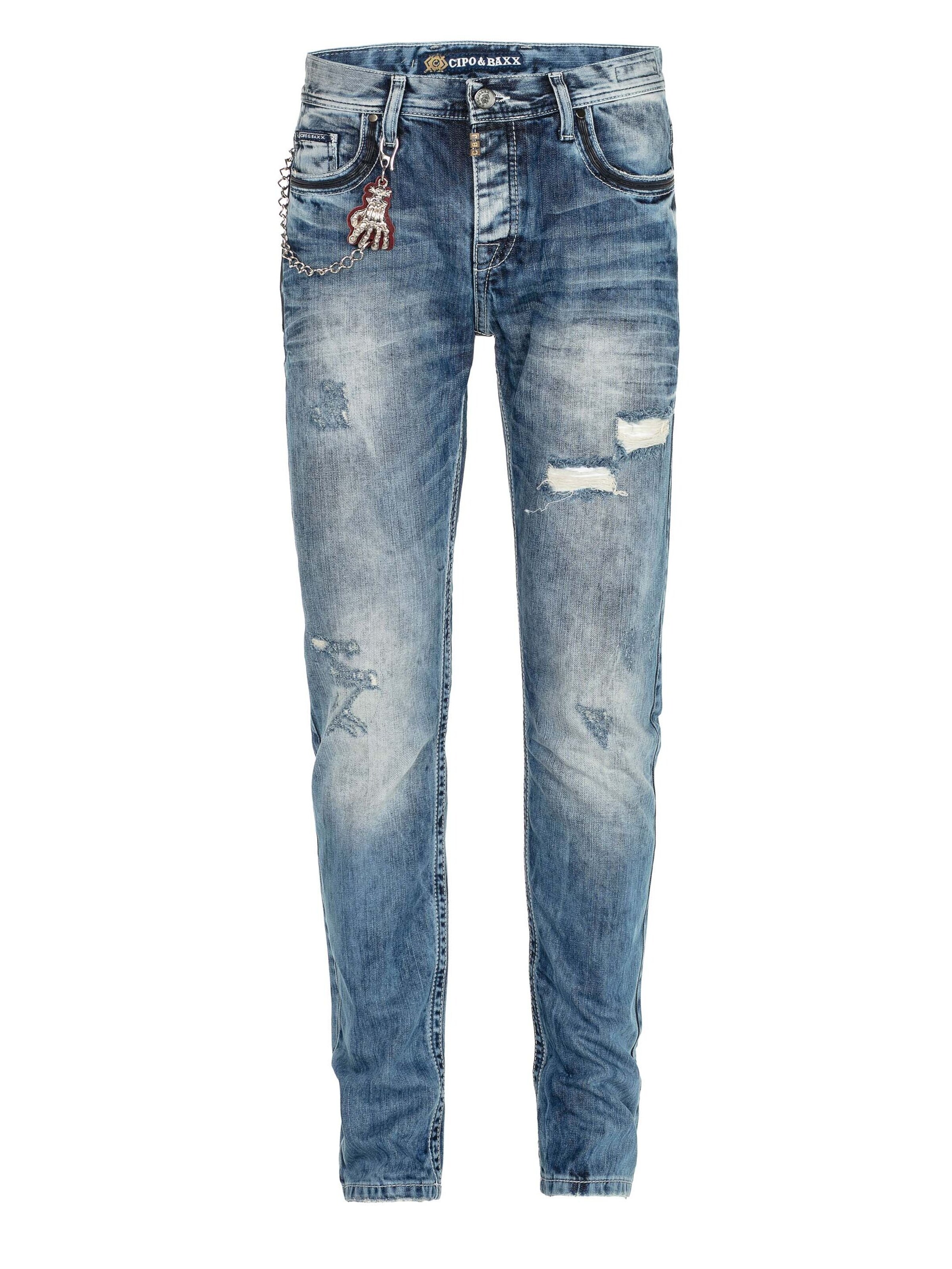 CIPO & BAXX Regular Jeans in Blue: front