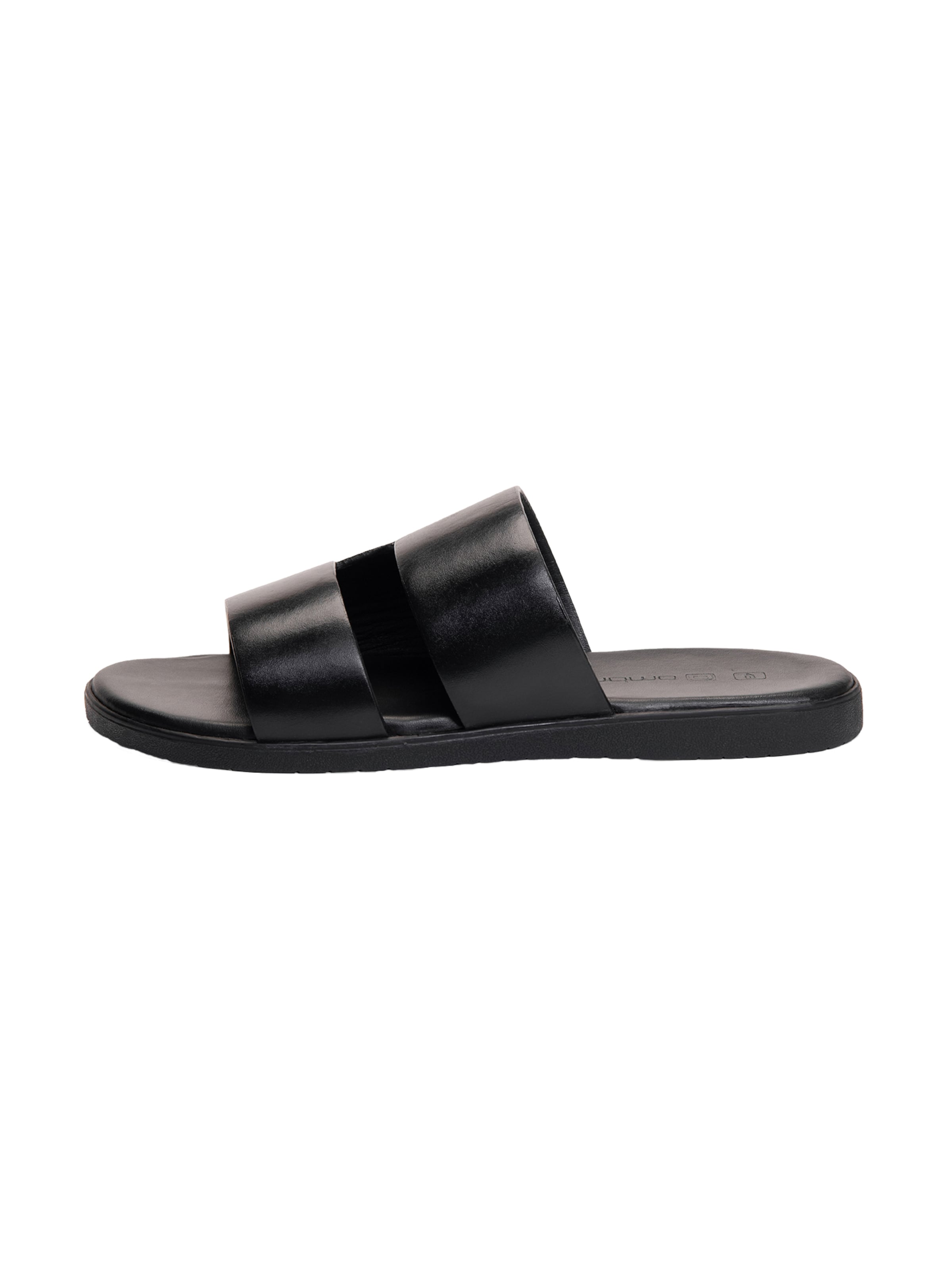 Ombre Mule in Black: front