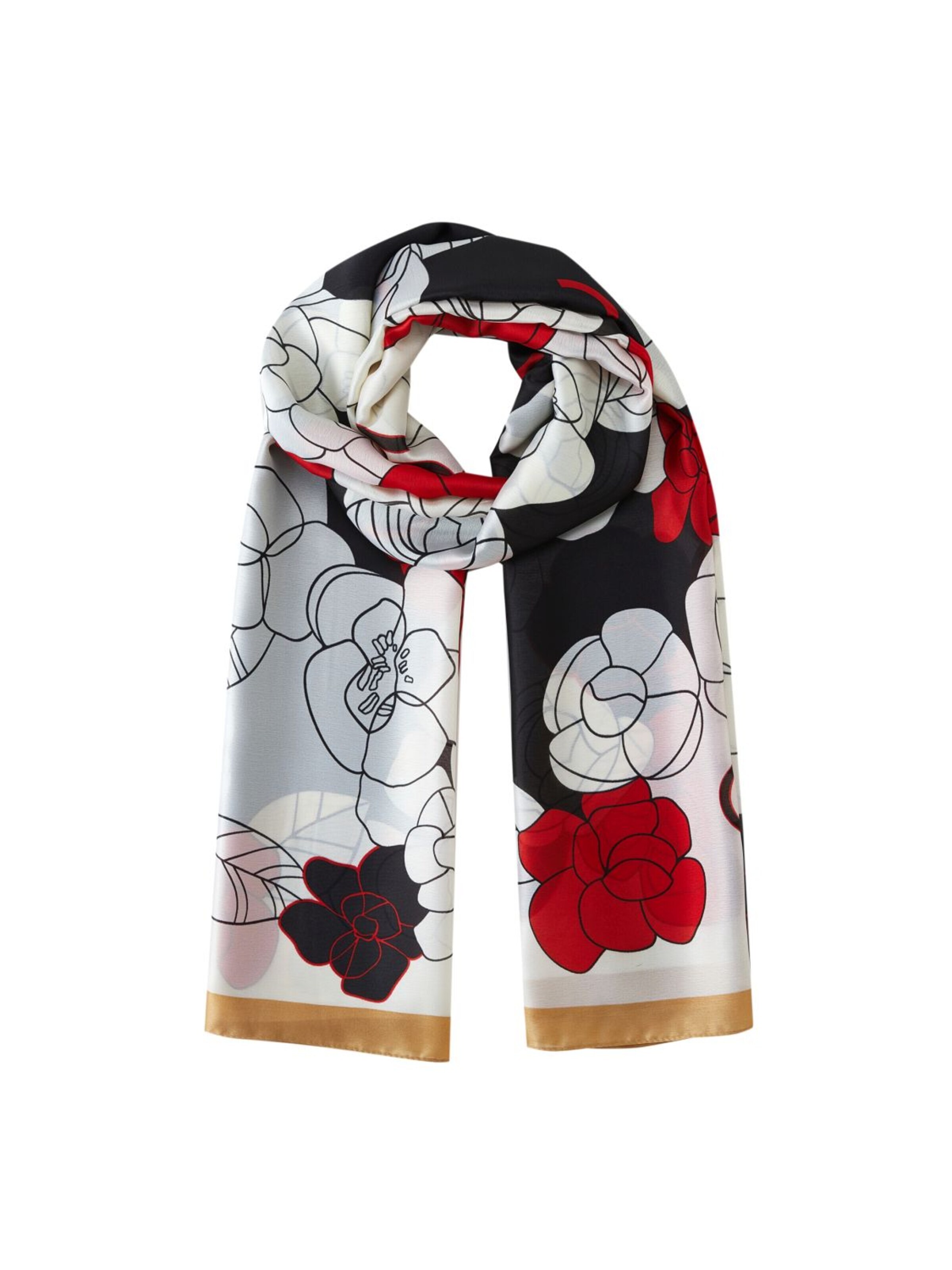 19V69 ITALIA Scarf 'Etole de soie Fiore Rosso' in One Size in Mixed colours, Item view