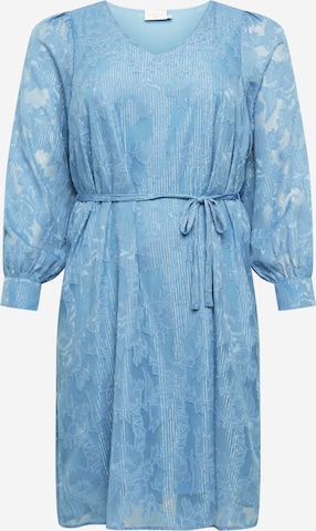 Robe 'Metty' KAFFE CURVE en bleu : devant