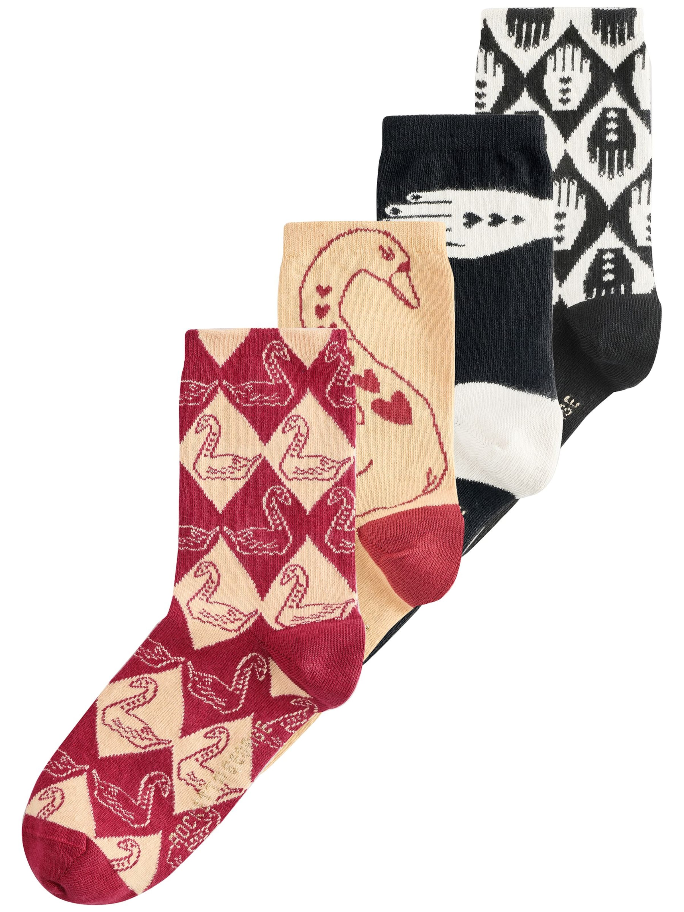 Rockett St George Носки 'Swan' в Бежевый: спереди