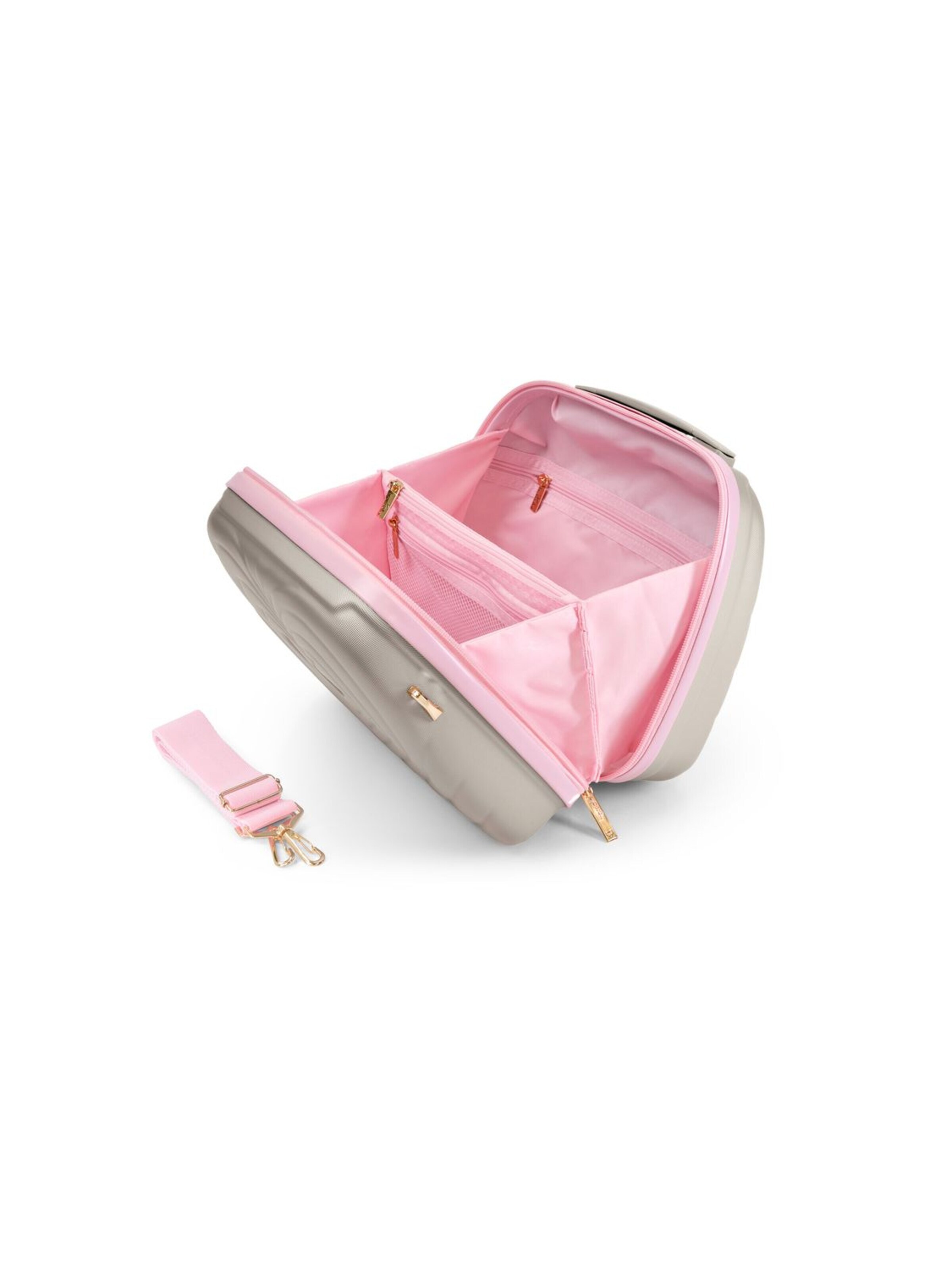 Braccialini - Bolsa de maquillaje 'Matelassé' en beige