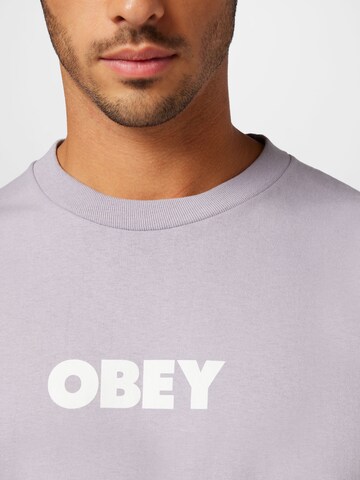 Obey Tričko 'BOLD' – fialová