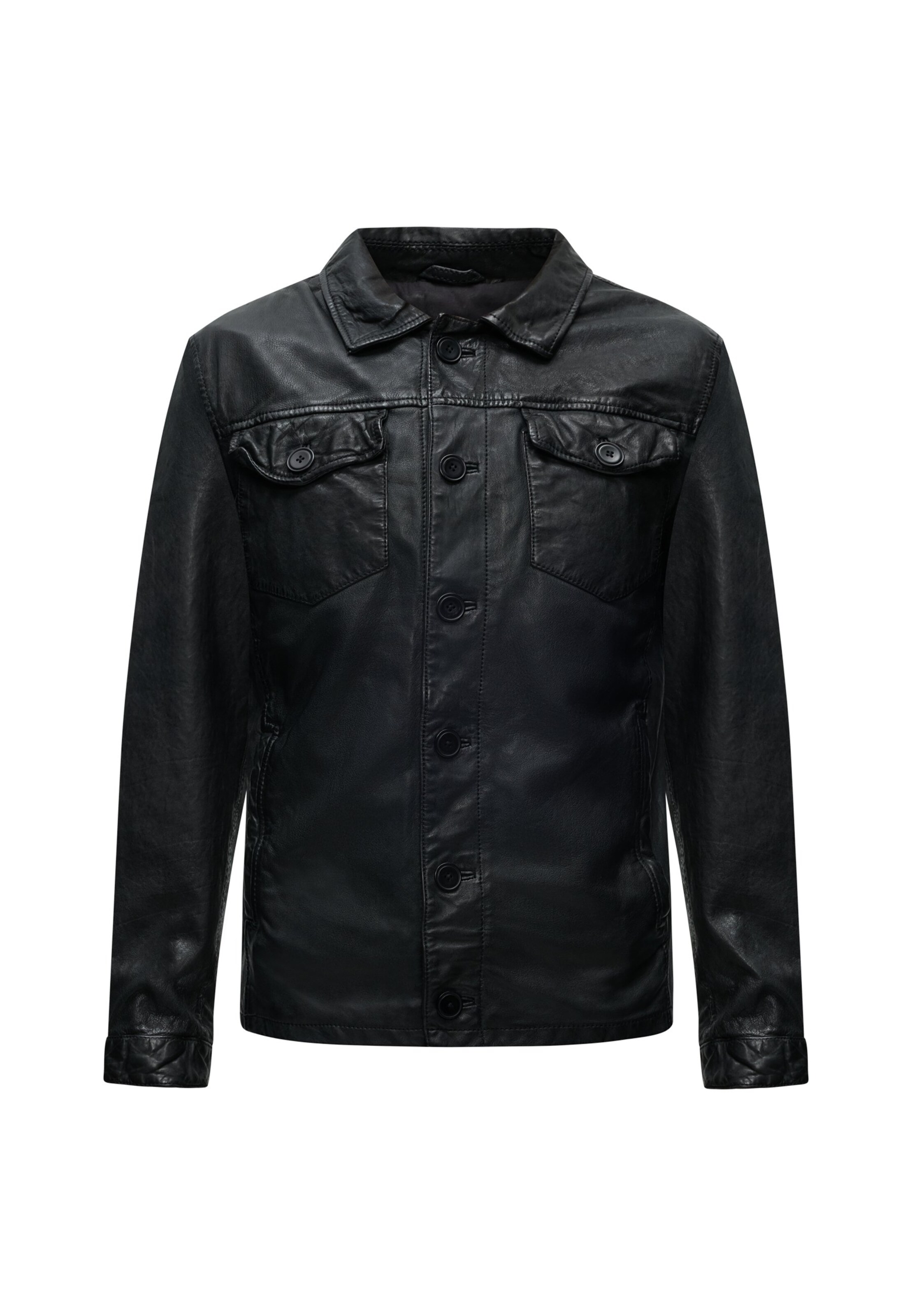 FREAKY NATION - Chaqueta de entretiempo en negro: frente