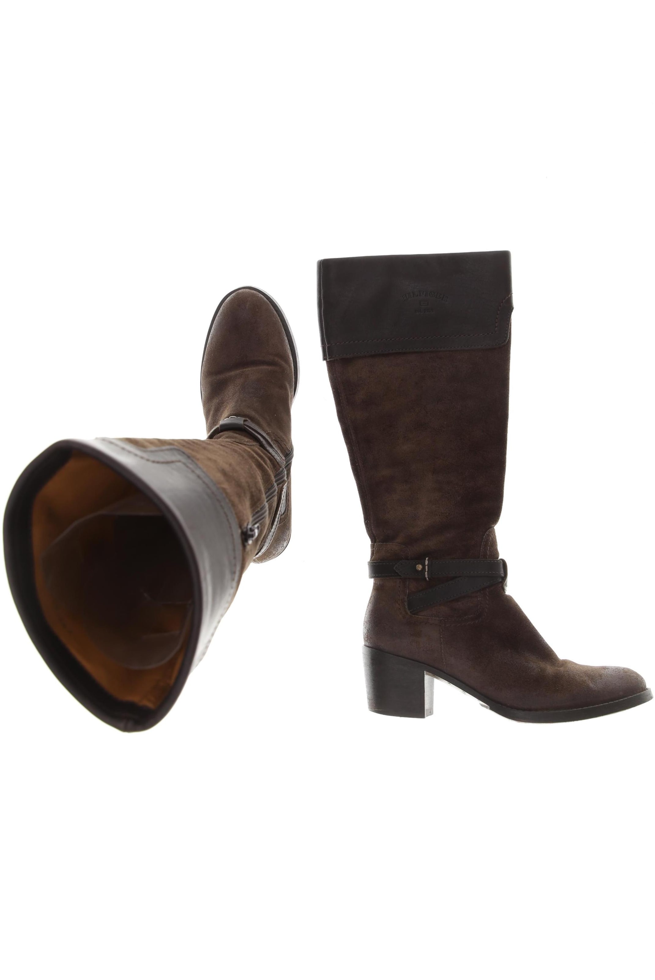 TOMMY HILFIGER Dress Boots in 37 in Brown: front