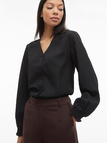 Chemisier 'VIELMA' VILA en noir