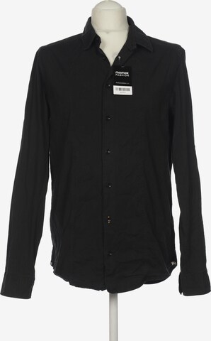 BOSS Orange Button Up Shirt in L in Black: front