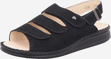 Finn Comfort Sandals in Black: front
