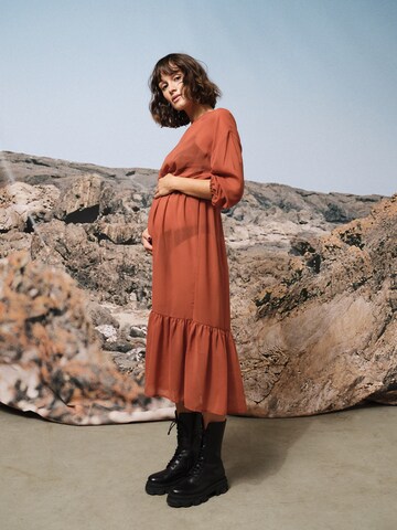 ABOUT YOU x MOGLI Dress 'Liz' in Brown