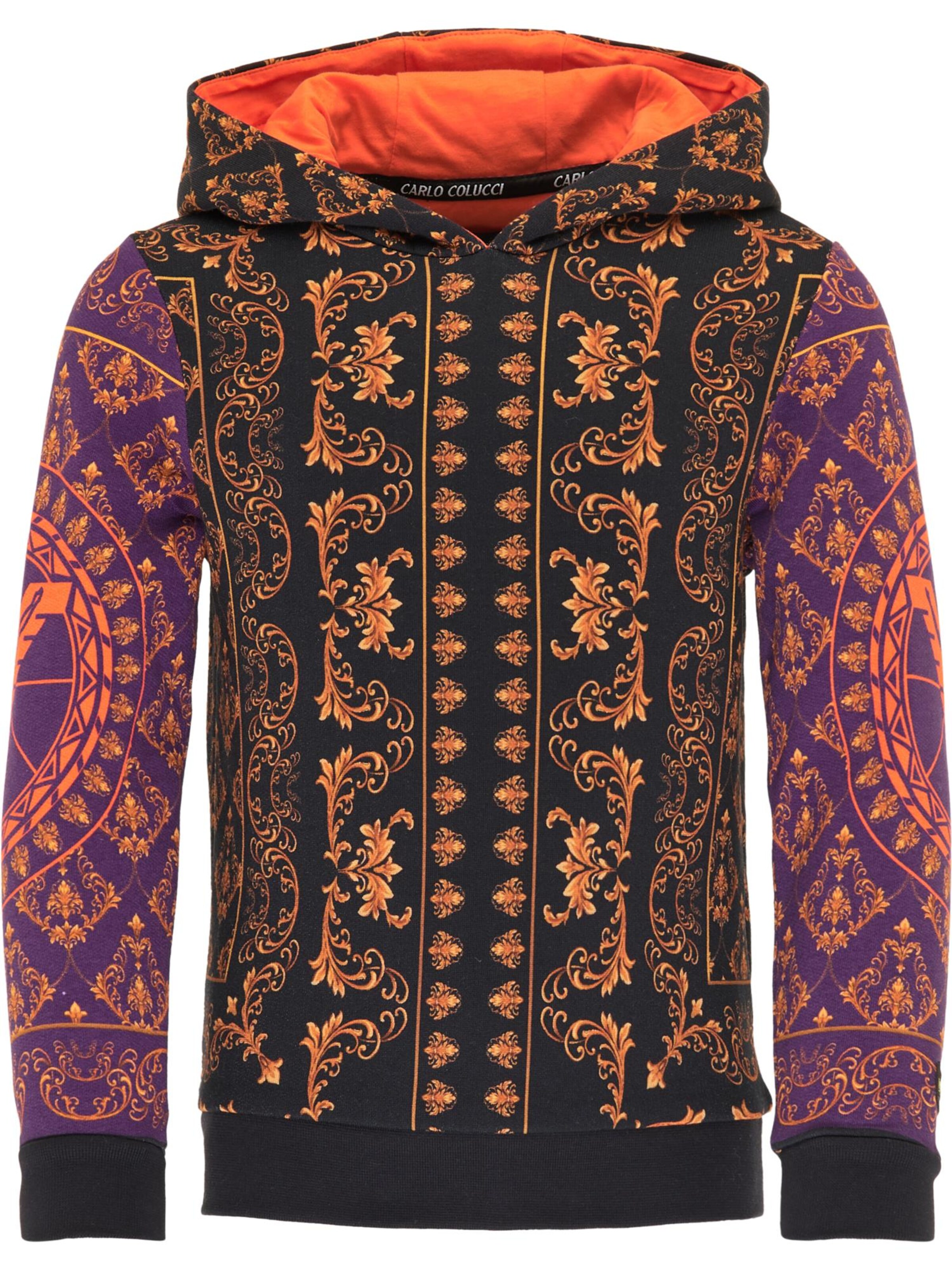 Carlo Colucci Sweatshirt 'Colavitti' in Black: front