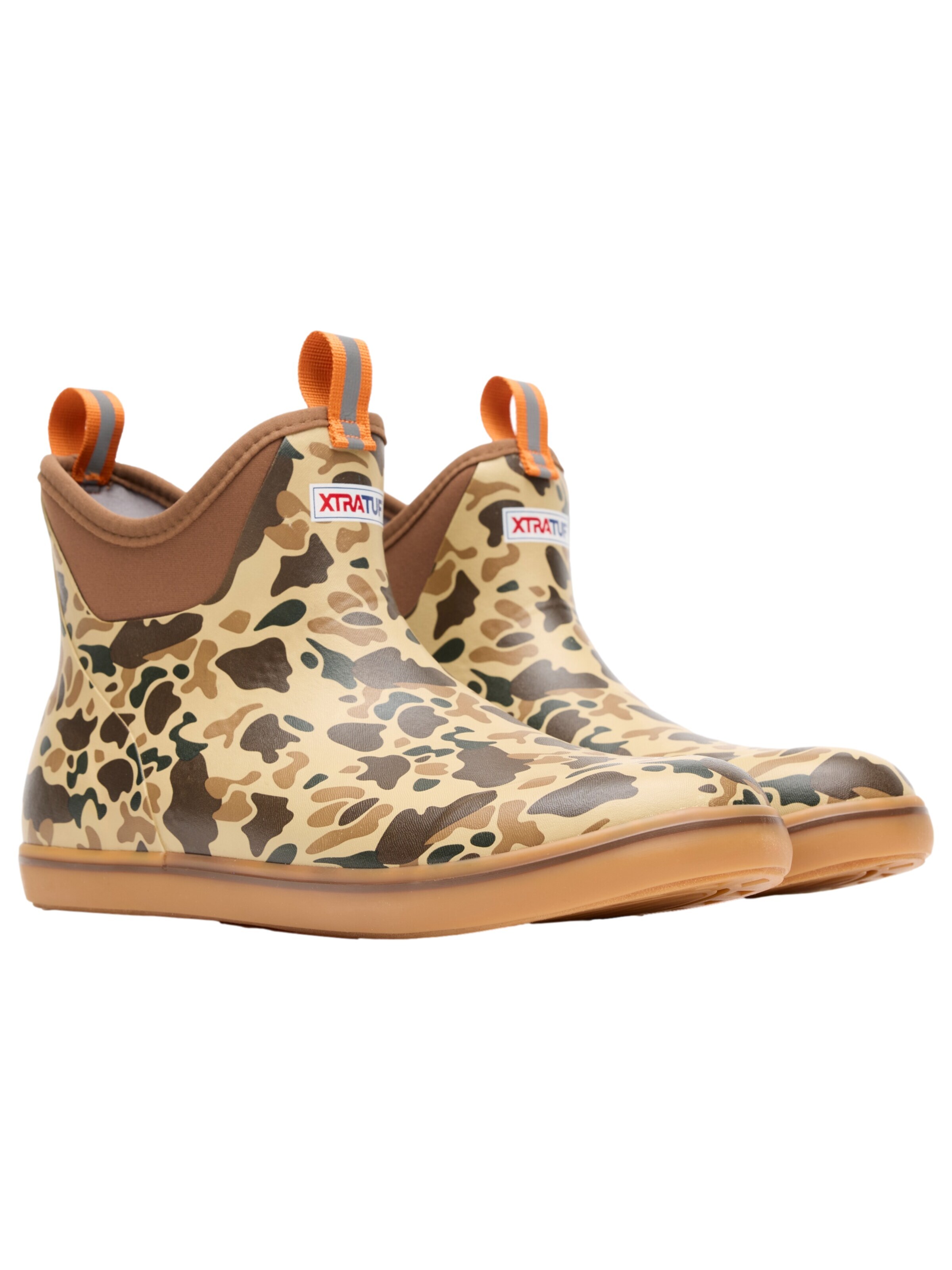 XtraTuf Rubber Boots 'Ankle Deck Boot' in Beige