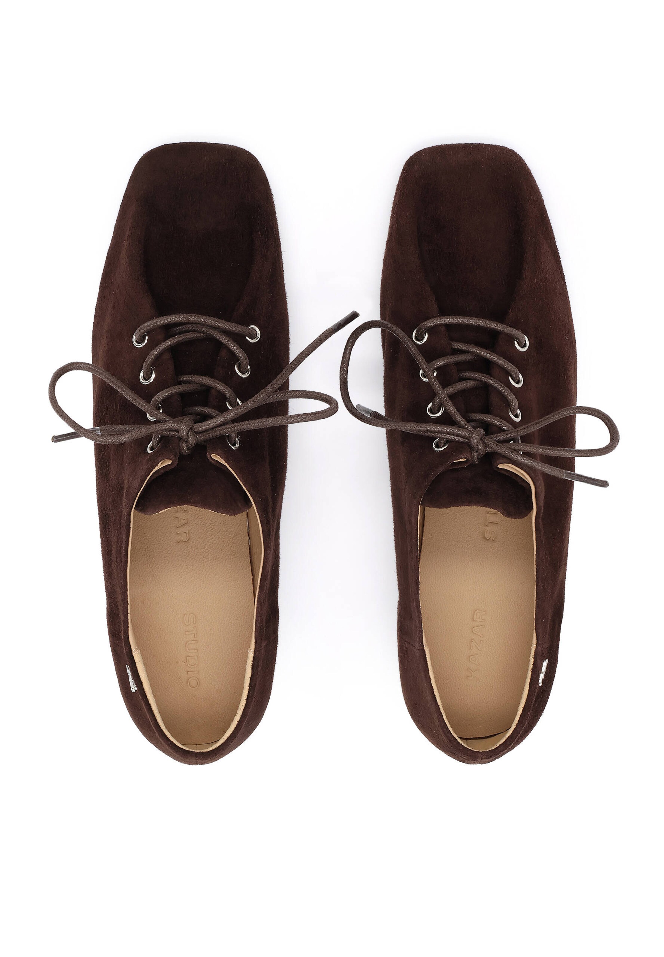 Kazar Studio Šnurovacie topánky - Hnedá