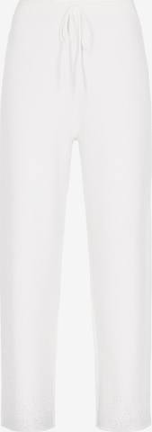 usha BLACK LABEL Trousers in White: front