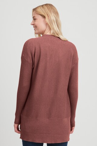 Fransa Knit Cardigan in Brown