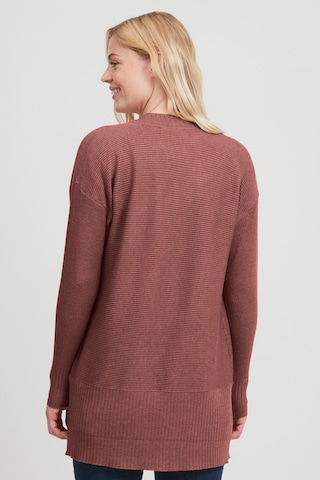 Fransa Knit Cardigan in Brown