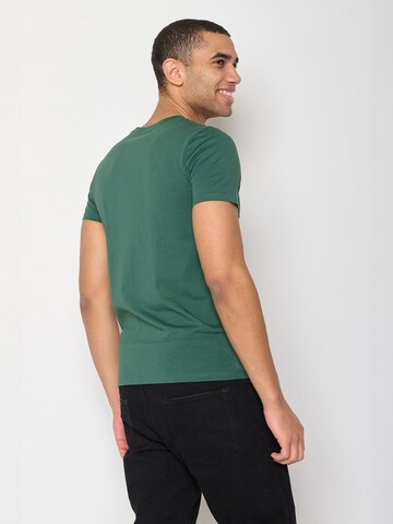 GREENBOMB Shirt 'Animal Donkey Ski' in Green