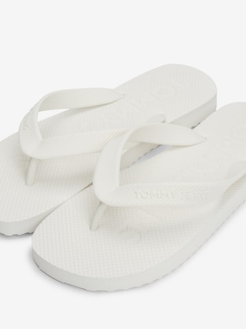Tommy Jeans T-Bar Sandals in White