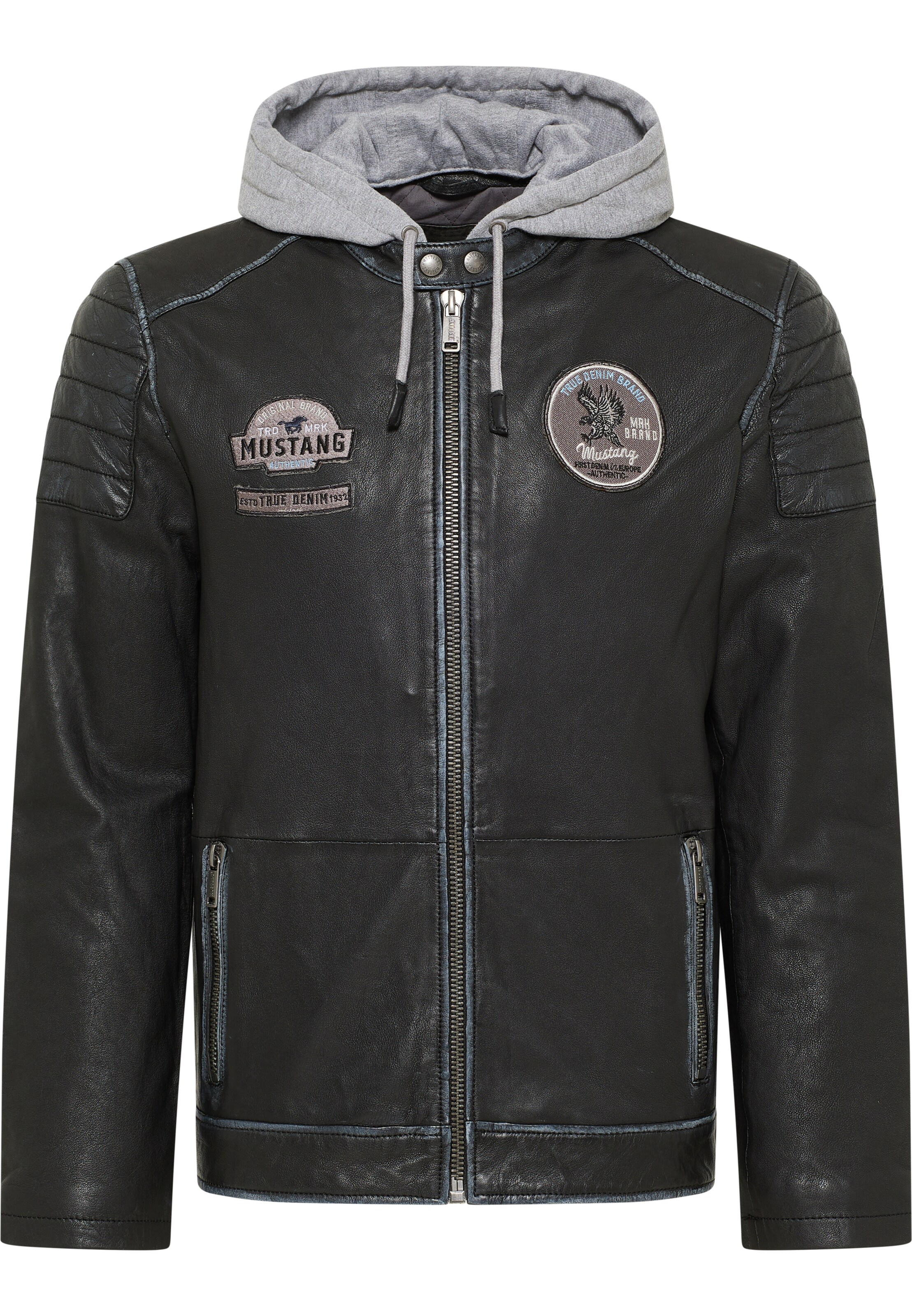 MUSTANG Übergangsjacke in Schwarz: Vorderseite