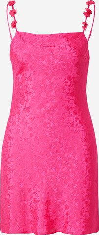 TOPSHOP Koktejlové šaty – pink: přední strana