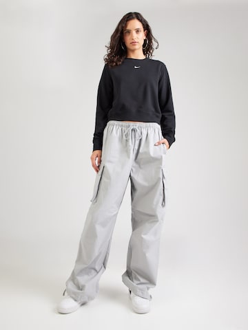 juoda Nike Sportswear Megztinis be užsegimo 'CHILL'