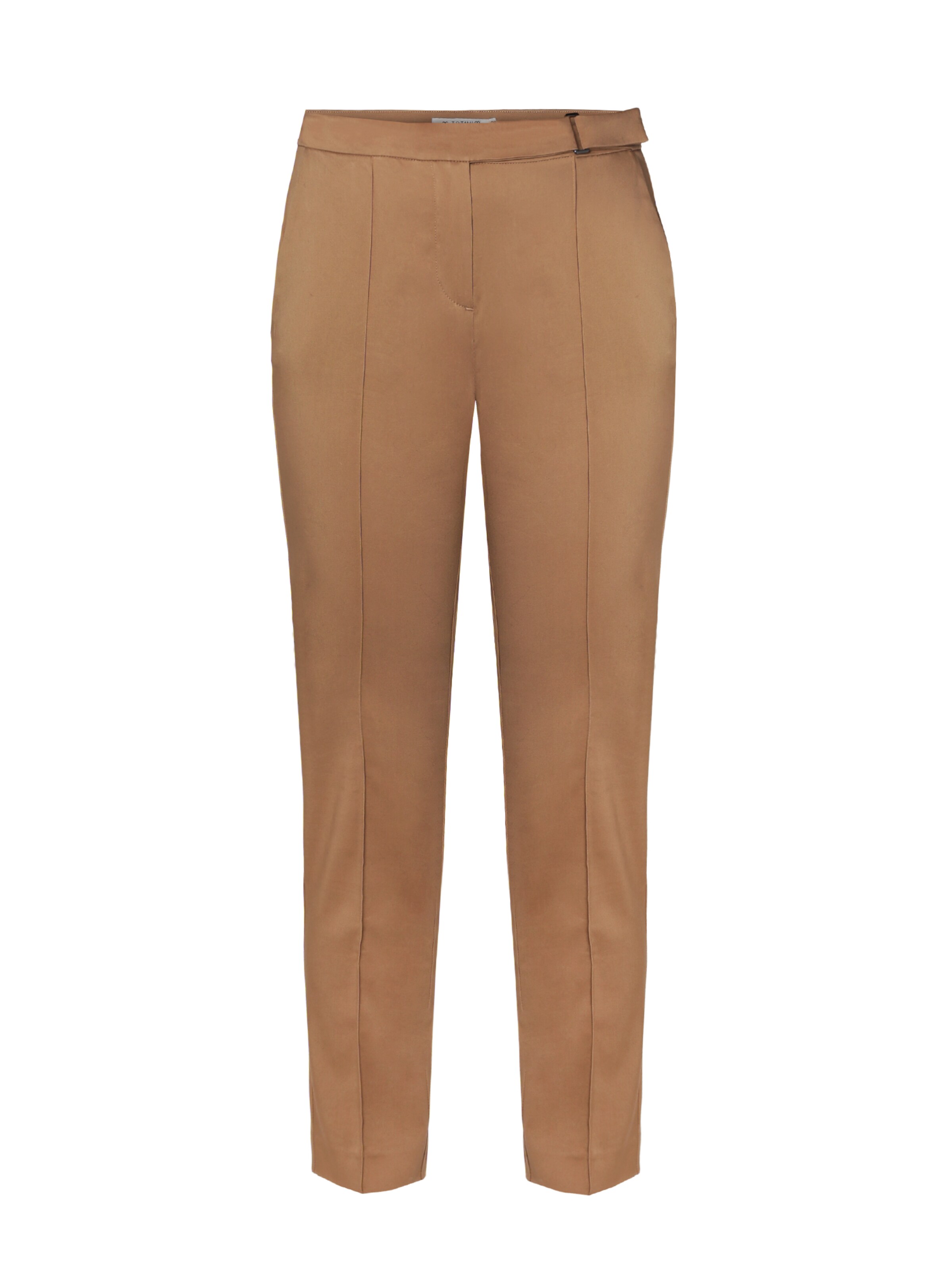 TATUUM Regular Pressveckad byxa 'JAKINA' i beige: framsida