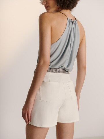Guido Maria Kretschmer Women Regular Trousers 'Elmira' in Beige