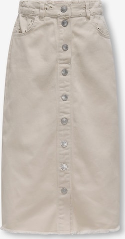 ONLY GIRLS - Falda 'KOGElsa' en beige: frente