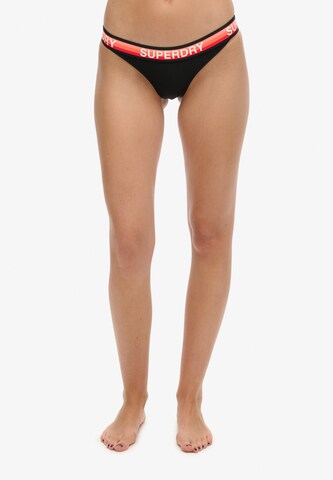 Superdry Bikinihose in Schwarz: Vorderseite