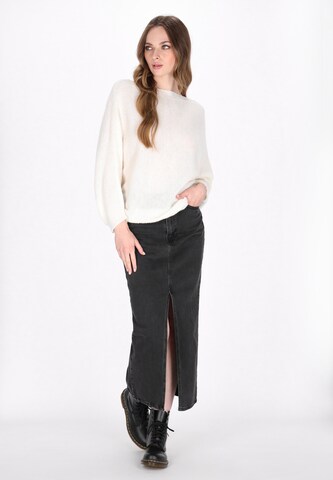 Pull-over 'Comfy' DreiMaster Vintage en blanc