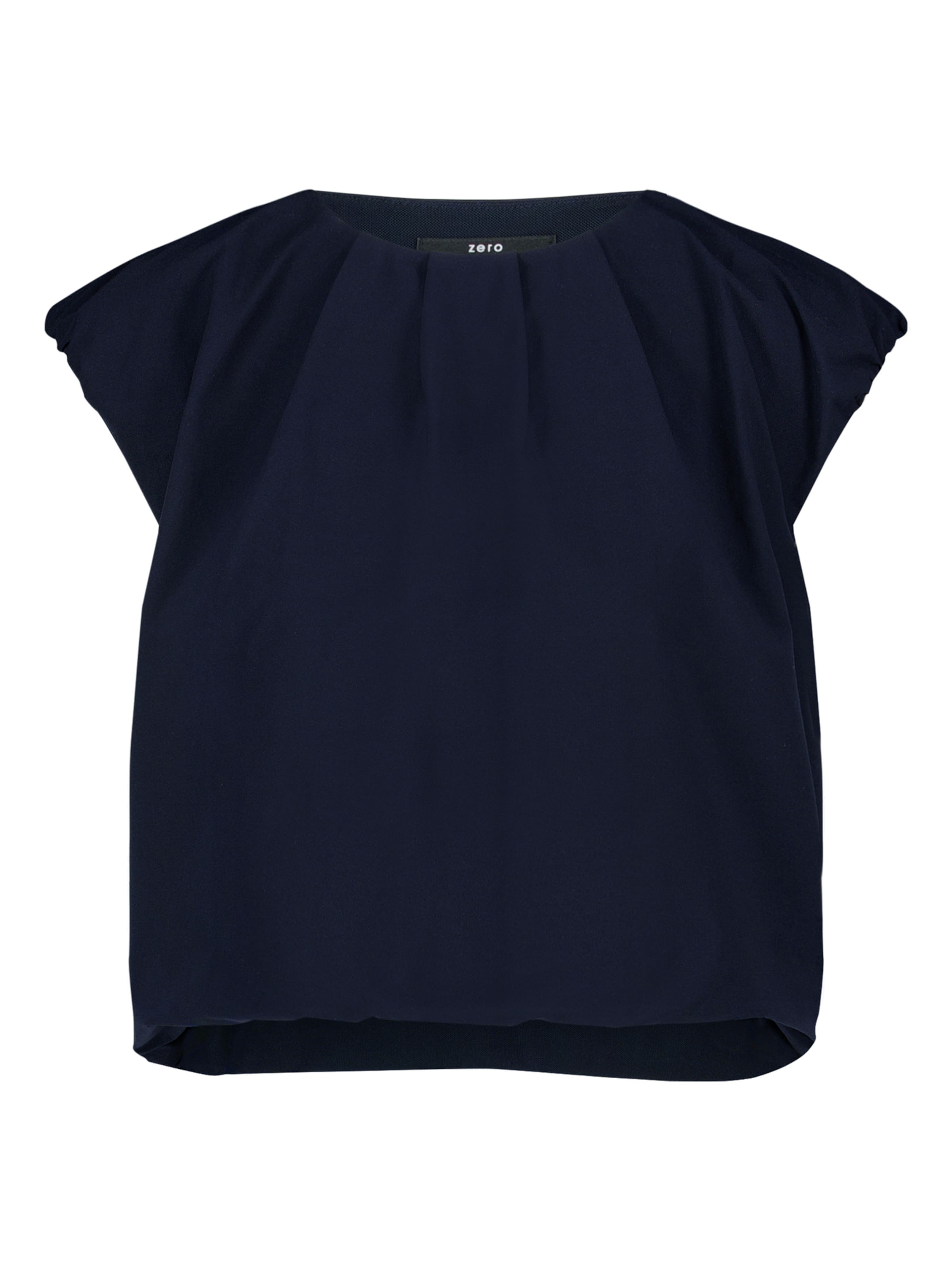 zero T-shirt en bleu foncé, Vue avec produit