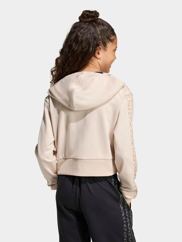 ADIDAS SPORTSWEAR - Sudadera con cremallera deportiva en gris