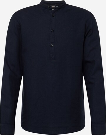 JACK & JONES Regular fit Button Up Shirt 'MAZE' in Blue: front