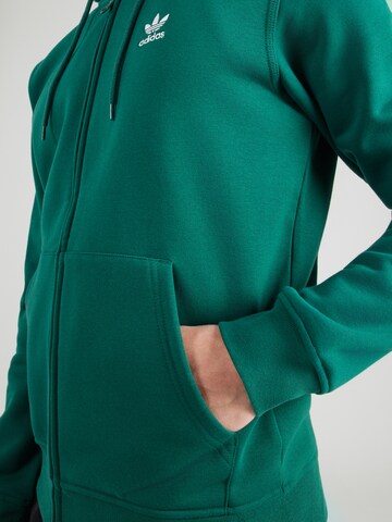 ADIDAS ORIGINALS Sweatvest 'Trefoil Essentials' in Groen