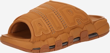 ruda Nike Sportswear Šlepetės 'AIR MORE UPTEMPO': priekis