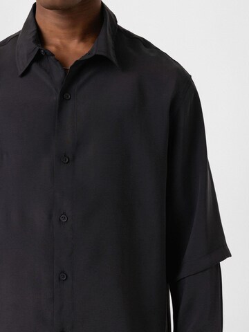 Dandalo - Ajuste confortable Camisa en negro
