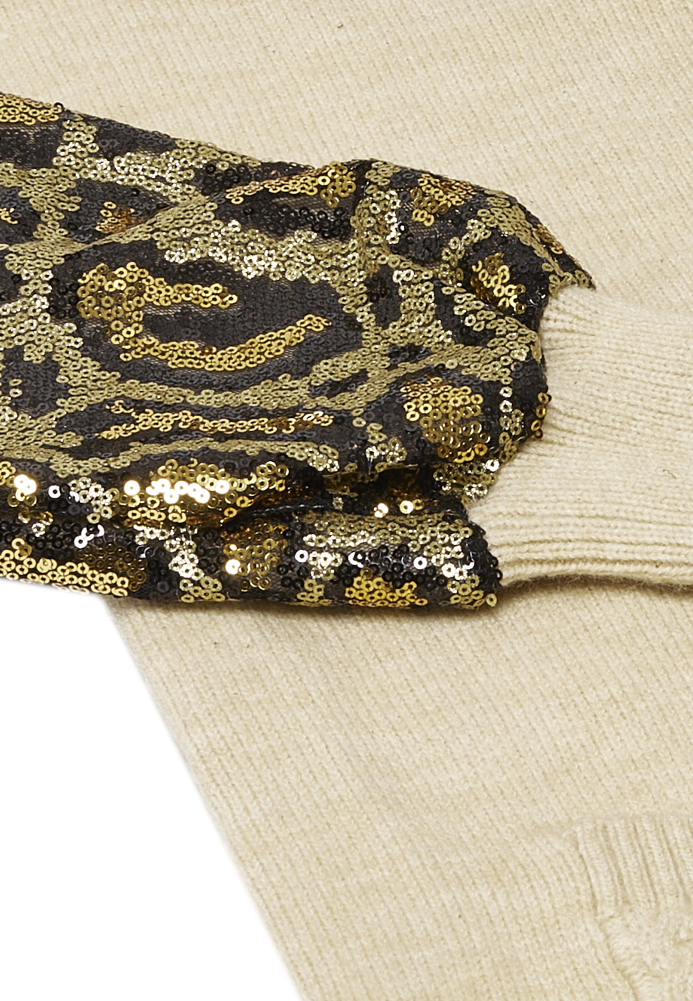 IMANE - Casaco de malha em bege