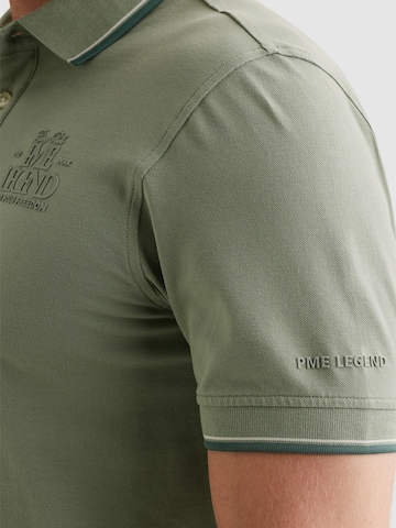 PME Legend - Camiseta 'Polo shirt in piqué with artwork' en verde