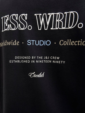 Jack & Jones Plus T-Shirt in Schwarz