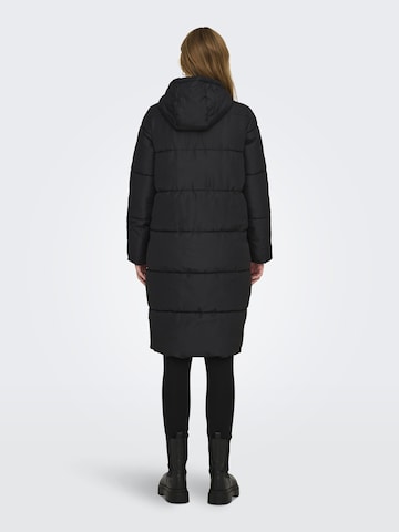 Only Maternity Wintermantel 'ABBIE' in Zwart