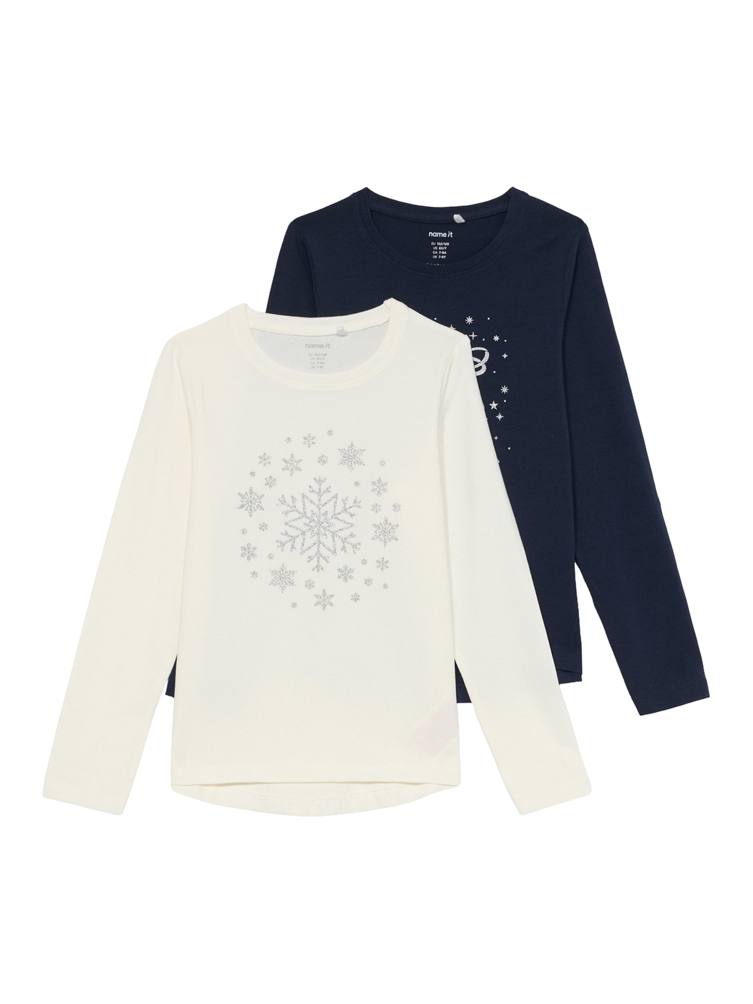 zils NAME IT T-Krekls 'NKFViparty': no priekšpuses