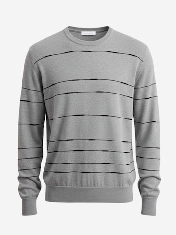 Pull-over Il Lanificio en gris : devant