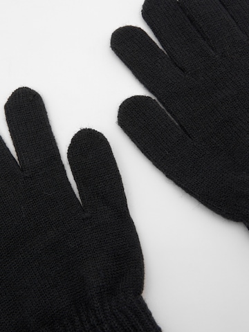 Pull&Bear Rokavice | črna barva