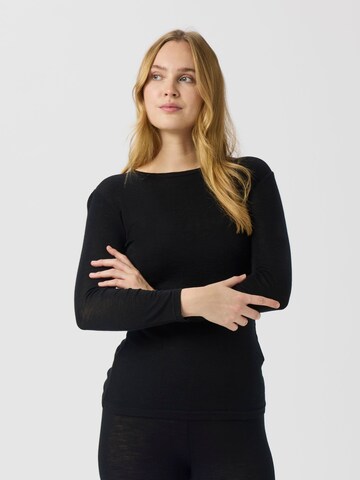 Pull-over TWO SOON en noir : devant