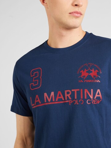 La Martina T-Shirt in Blau