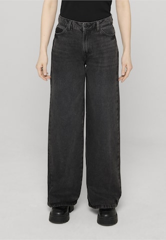 Noisy may Wide leg Jeans 'NMKARISA' in Grijs: voorkant