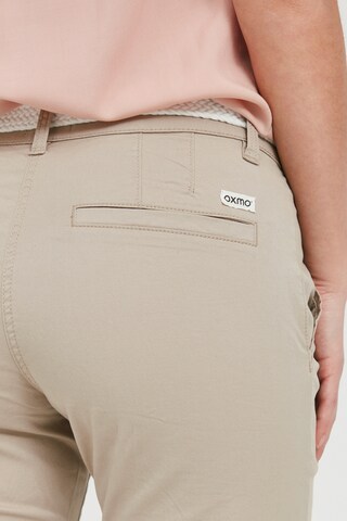 Oxmo Slimfit Chinohose 'Chakira' in Beige