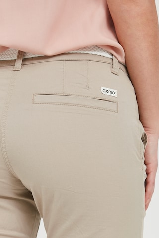 Oxmo Slim fit Chino Pants 'Chakira' in Beige