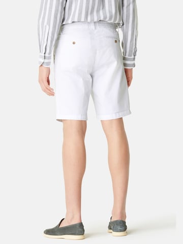 Boggi Milano - regular Pantalón plisado en blanco