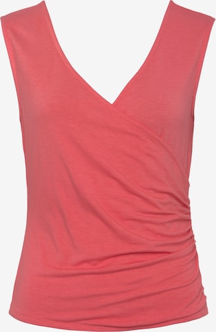 LASCANA T-shirt i rosa: framsida